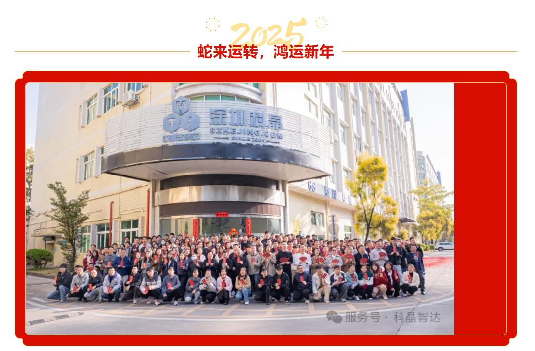 開工第一天，紅包祝福雙豐收！科晶智達邀您一起開啟輝煌2025！