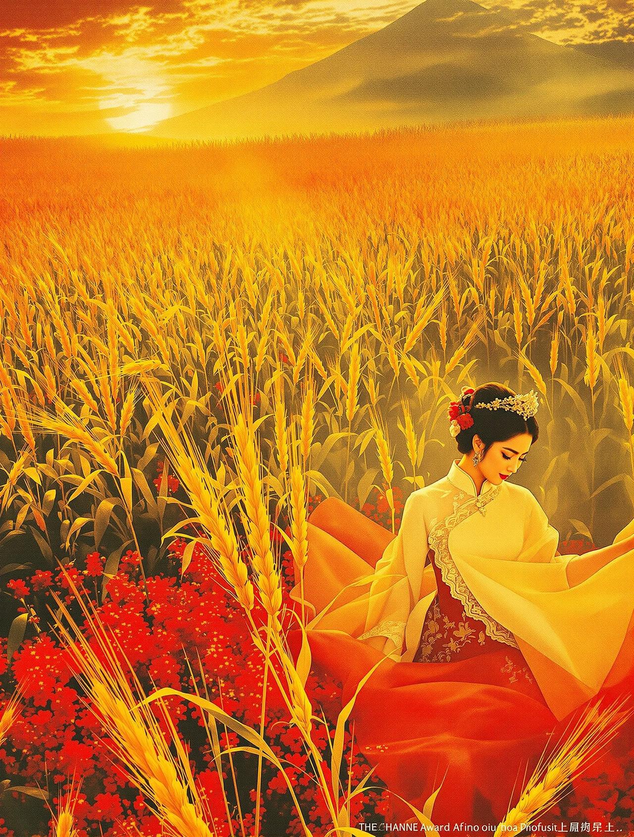 红高粱 - Red Sorghum 复古胶片影视海报