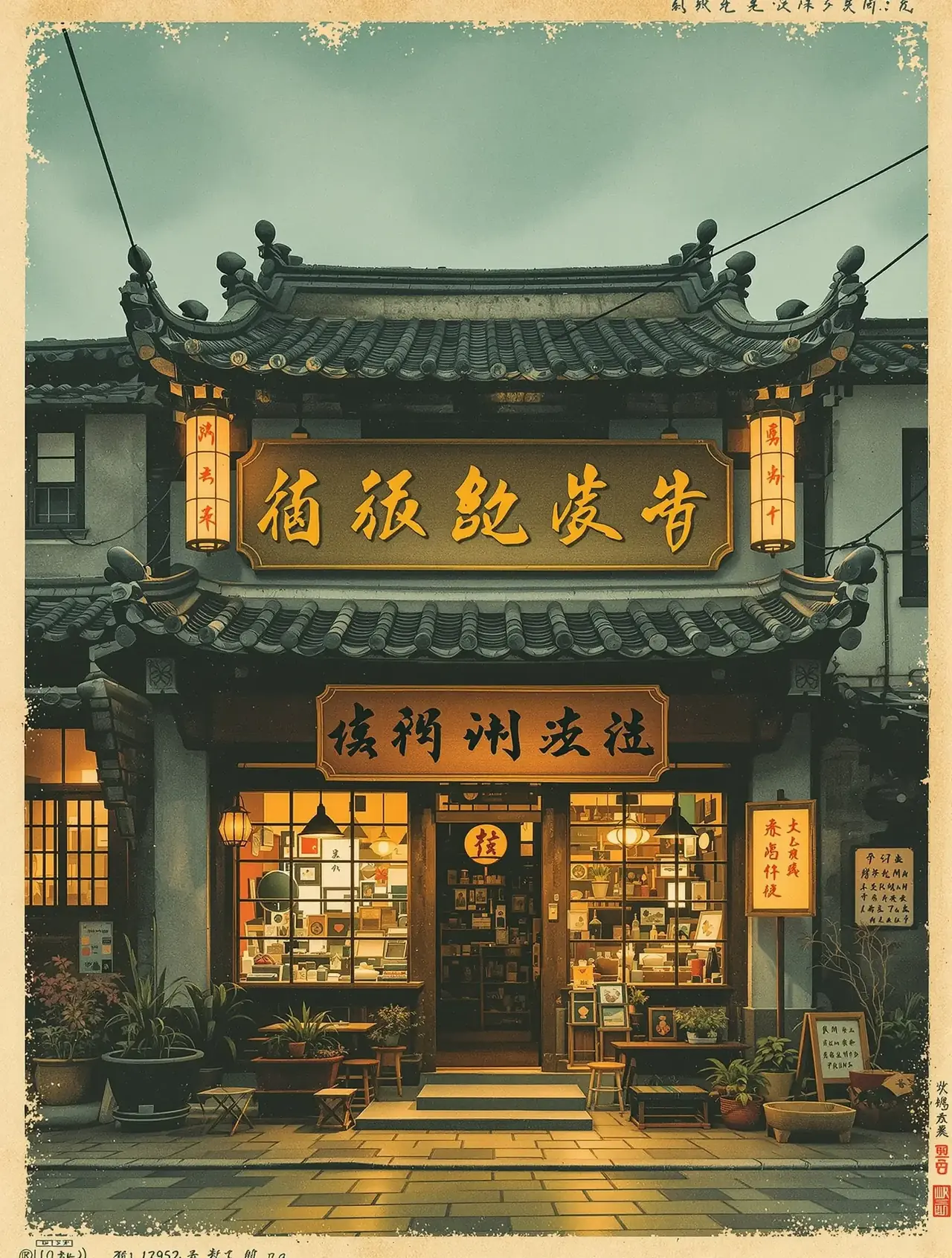 林家铺子 (The Lin Family Shop) - 1959年经典胶片电影海报